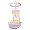 image:imageAllegra K Womens Clear Block Heel Ankle Strap Heeled SandalsLight Purple