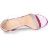 image:imageAllegra K Womens Glitter Ankle Strap Chunky Heels Pink Sandals 8 M US