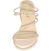 image:imageAllegra K Womens Strappy Rhinestone Block Heel Slide SandalsBeige