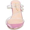 image:imageAllegra K Womens Strappy Rhinestone Block Heel Slide SandalsPink