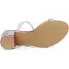 image:imageAllegra K Womens Strappy Rhinestone Block Heel Slide SandalsPink