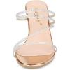 image:imageAllegra K Womens Strappy Rhinestone Block Heel Slide SandalsRose Gold