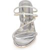 image:imageAllegra K Womens Strappy Rhinestone Block Heel Slide SandalsSilver