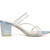 image:imageAllegra K Womens Strappy Rhinestone Block Heel Slide SandalsSky Blue