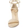 image:imageAllegra K Womens Tie Up Heels Strappy Chunky High Beige Heels Sandal 55 M US