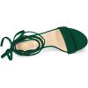image:imageAllegra K Womens Tie Up Strappy Heels Chunky High Heels Green Sandal 8 M US