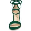 image:imageAllegra K Womens Tie Up Strappy Heels Chunky High Heels Green Sandal 8 M US