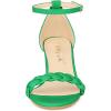 image:imageAllegra K Womens Chunky Heels Ankle Strap Braided Heel Green Sandals 75 m US