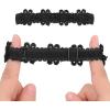 image:imageAllegra K Womens Detachable Lace Adjustable Elastic Shoe Ankle Straps for HeelsBlack Flower