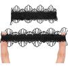 image:imageAllegra K Womens Detachable Lace Adjustable Elastic Shoe Ankle Straps for HeelsBlack Lace
