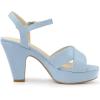 image:imageAllegra K Womens Platform Chunky Heel Ankle Strap Sky Blue Sandals 10 M US