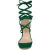image:imageAllegra K Womens Platform Lace Up Clear Chunky Heels Sandals