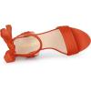 image:imageAllegra K Women Open Toe Ankle Tie Back Chunky Orange Heel Sandals 105 M US