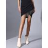 image:imageAllegra K Womens Glitter Pointed Toe Cutout Block Heel Ankle BootiesLight Pink