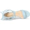 image:imageAllegra K Womens Lace Up Mid Chunky Heeled Sky Blue Sandals 75 M US
