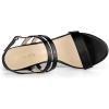 image:imageAllegra K Womens Slingback Block Heel Ankle Strap SandalsBlack