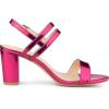 image:imageAllegra K Womens Slingback Block Heel Ankle Strap SandalsHot Pink