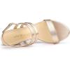 image:imageAllegra K Womens Slingback Block Heel Ankle Strap SandalsRose Gold