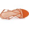 image:imageAllegra K Womens Strappy Slingback Kitten Heels SandalsOrange