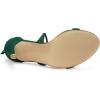 image:imageAllegra K Women Open Toe Stiletto High Heel LaceUp Green Sandals  10 m US