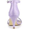 image:imageAllegra K Womens Ankle Strap Open Toe Stiletto Heels Purple Sandals 10 M US