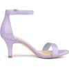 image:imageAllegra K Womens Ankle Strap Open Toe Stiletto Heels Purple Sandals 10 M US