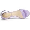 image:imageAllegra K Womens Ankle Strap Open Toe Stiletto Heels Purple Sandals 75 M US