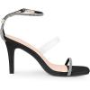 image:imageAllegra K Womens Diamond Heels Square Toe Ankle Strap Stiletto Heels SandalBlack