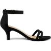 image:imageAllegra K Womens Kitten Heel Ankle Strap Sandals ShoesBlack