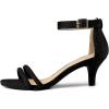 image:imageAllegra K Womens Kitten Heel Ankle Strap Sandals ShoesBlack