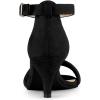 image:imageAllegra K Womens Kitten Heel Ankle Strap Sandals ShoesBlack