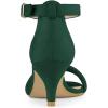 image:imageAllegra K Womens Kitten Heel Ankle Strap Sandals ShoesGreen