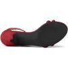 image:imageAllegra K Womens Kitten Heel Ankle Strap Sandals ShoesRed