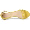 image:imageAllegra K Womens Kitten Heel Ankle Strap Sandals ShoesYellow