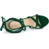 image:imageAllegra K Womens Lace Up Heels Stiletto High Dark Green Heel Sandals 85 m US