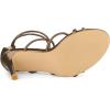 image:imageAllegra K Womens Open Toe Strappy Straps Stiletto Heel Brown Sandals 9 M US