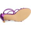 image:imageAllegra K Womens Open Toe Strappy Straps Stiletto Heel Purple Sandals 7 M US