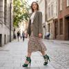 image:imageAllegra K Womens Platform Gladiator Strappy Open Toe Stiletto High Heel SandalsEmerald Green