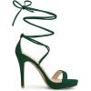 image:imageAllegra K Womens Platform Stiletto Heels Emerald Green Lace Up Sandals  7 m US