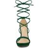 image:imageAllegra K Womens Platform Stiletto Heels Emerald Green Lace Up Sandals  7 m US