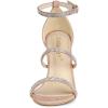 image:imageAllegra K Womens Rhinestone Ankle Strap Stiletto High Dust Pink Heels Sandals 6 M US