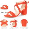 image:imageAllegra K Womens Ankle Strap Open Toe SandalsOrange