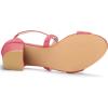 image:imageAllegra K Womens Ankle Strap Open Toe SandalsWatermelon Red