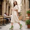 image:imageAllegra K Womens Espadrilles Closed Toe Wedges Heels SandalsOlive Green