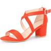 image:imageAllegra K Womens Ankle Strap Open Toe SandalsOrange