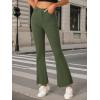 image:imageAllegra K Womens Flare Jeans 70s Outfits High Waisted Stretchy Denim Pants Trendy Bell Bottom JeansArmy Green