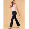 image:imageAllegra K Womens Flare Jeans 70s Outfits High Waisted Stretchy Denim Pants Trendy Bell Bottom JeansBlackblue