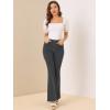 image:imageAllegra K Womens Flare Jeans 70s Outfits High Waisted Stretchy Denim Pants Trendy Bell Bottom JeansBlackgrey