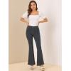 image:imageAllegra K Womens Flare Jeans 70s Outfits High Waisted Stretchy Denim Pants Trendy Bell Bottom JeansBlackgrey