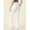 image:imageAllegra K Womens Flare Jeans 70s Outfits High Waisted Stretchy Denim Pants Trendy Bell Bottom JeansWhite